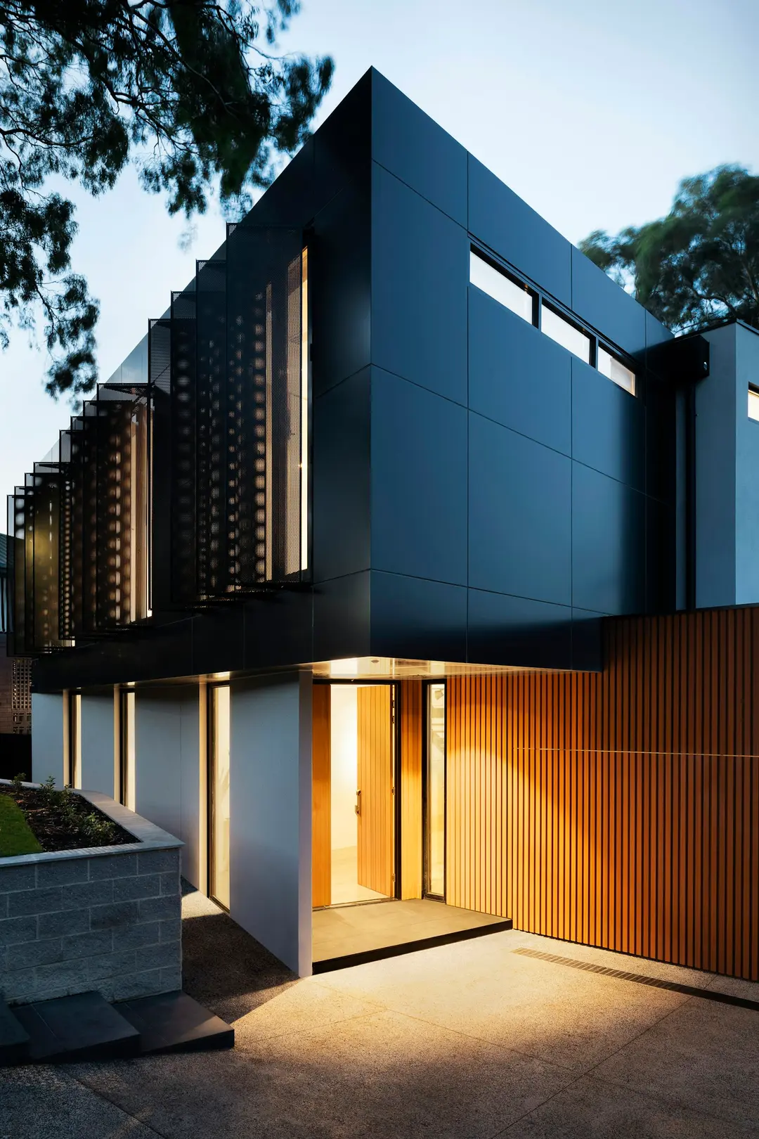A well-kept suburban home exterior in Greece